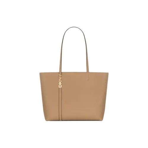DKNY Кожа Тоут Сумка Сумка для покупок Сумка Сумка через плечо Мини Женская Бежевая