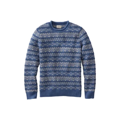 L.L.Bean Blue Men's Sweaters L.L.Bean Синий Мужской Свитера