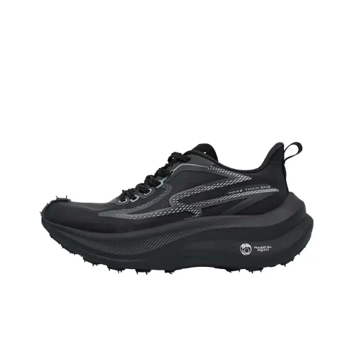 MINEPAIR Беговые кроссовки Low Top Черный Воин Унисекс