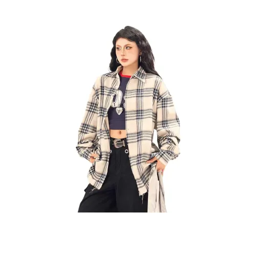 DanerWang Белые Женские Рубашки