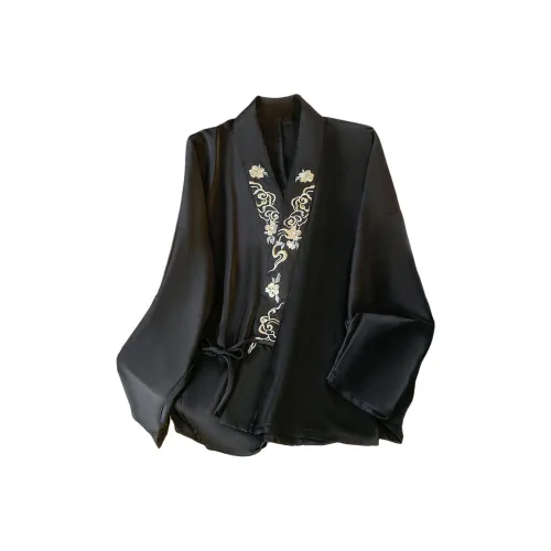 SIXUSICHOU Черные Женские Рубашки