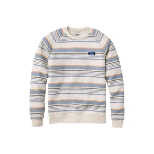 L.L.Bean Синий/Экрю Мужские Свитшоты