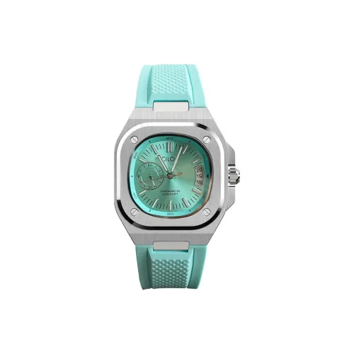 CILOA Кварцевый механизм силиконовый ремешок мужские часы синий циферблат