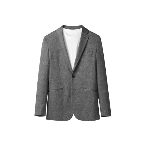 ARTSDON Средний серый цветочный мужской деловой костюм