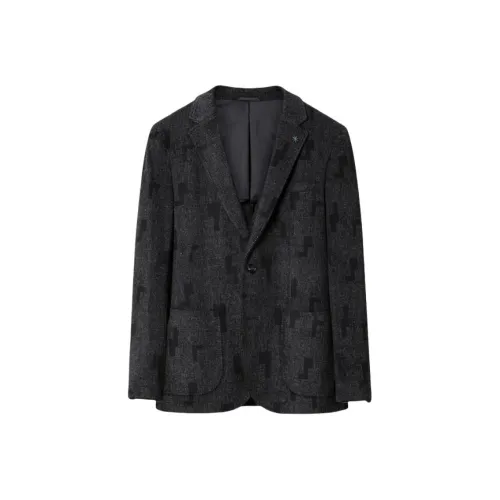 ARTSDON Темно-серый цветочный мужской деловой костюм