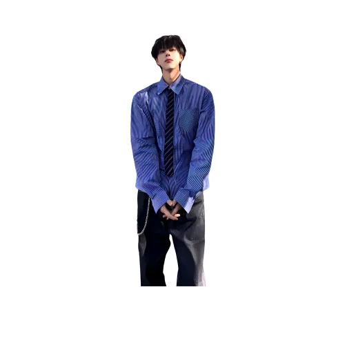 CORNILOT Синий Унисекс Рубашки