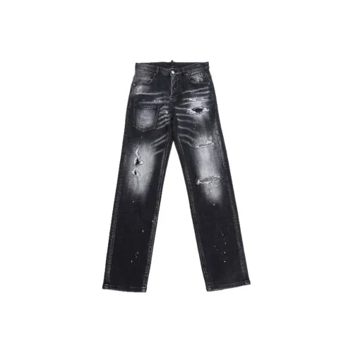 MAREA VESUVIO Выцветшие Серые Мужские Джинсы