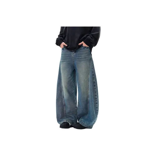 COMOWA Синие Унисекс Джинсы