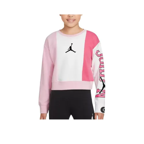 Джордан Розовый Kids Свитшоты