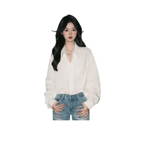 FOREVER 21 Белые Женские Рубашки