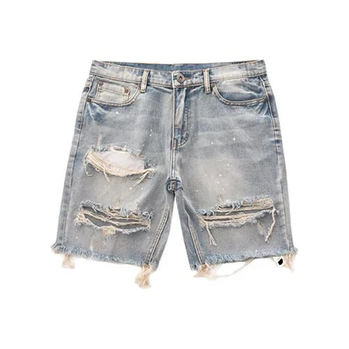 ZMHT Светло-синие унисекс джинсовые шорты