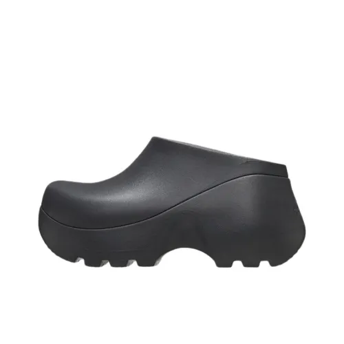 Crocs ЭВА Устойчивые к истиранию Домашние тапочки Унисекс Черный песок Серый