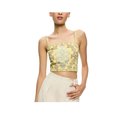 ALICE+OLIVIA Лимон/Многоцветные Женские Камисоли