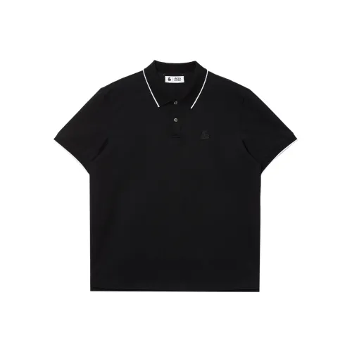 JACK&JONES E40 Черная мужская поло