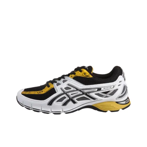 COMME DES GARCONS SHIRT x Asics Устойчивые к истиранию низкие беговые кроссовки унисекс черно-белые желтые