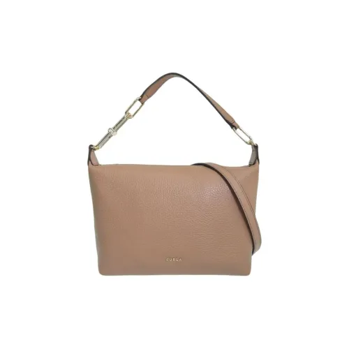 Furla Кожа Сумка через плечо Сумка Extra Large Женская Светлый Бежевый