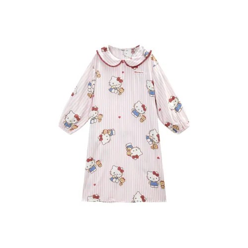 GUKOO Sanrio series Розовый цвет персика Женские ночные сорочки