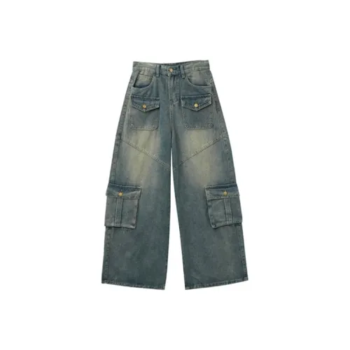 TIBINB Синие Женские Джинсы