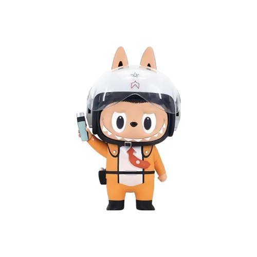 POP MART THE MONSTERS LABUBU Ultraman Научный Отряд, Модная Фигурка, 200%