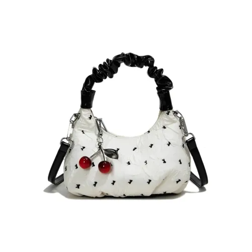 Duoluplo Doron Paul Ткань через плечо одно плечо сумка женский белый розовый