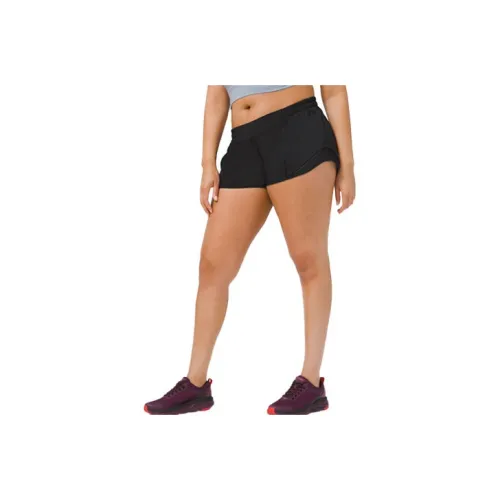 lululemon Hotty Hot series Повседневные шорты Женские Черный