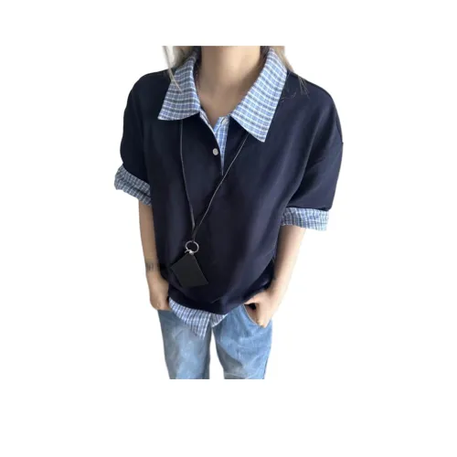 Pirkadat Темно-синий Унисекс Поло