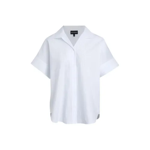 EMPORIO ARMANI Белые полосы Унисекс Рубашки