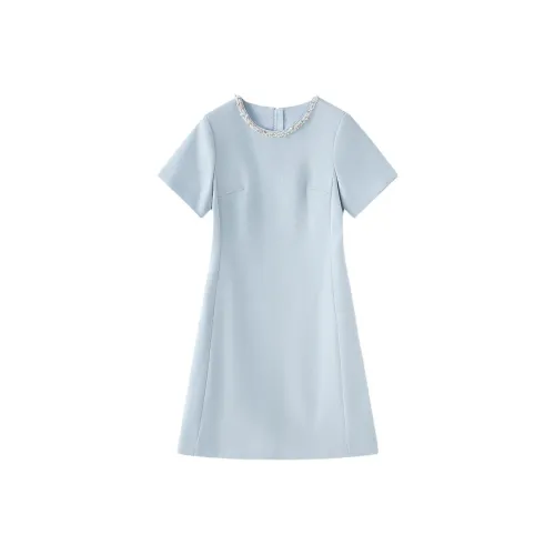 MH Женские Платья с Короткими Рукавами