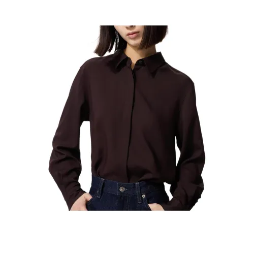 UNIQLO Коричнево-черные Женские Рубашки