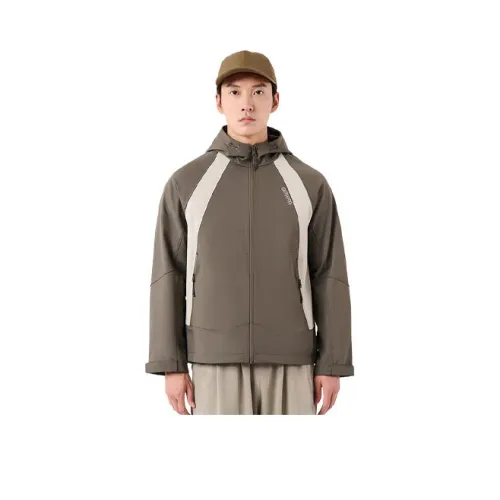 OUTDOOR PRODUCTS Куртки и пальто Мужской Темно-кофейный Молочно-кофейный