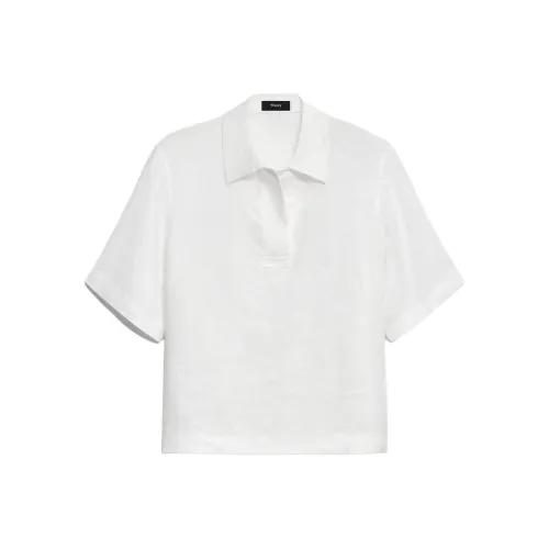 Theory Белое Женское Поло