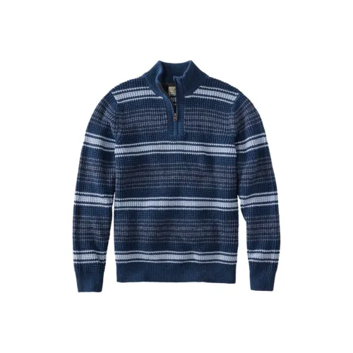 L.L.Bean Морской Синий Мужские Свитера