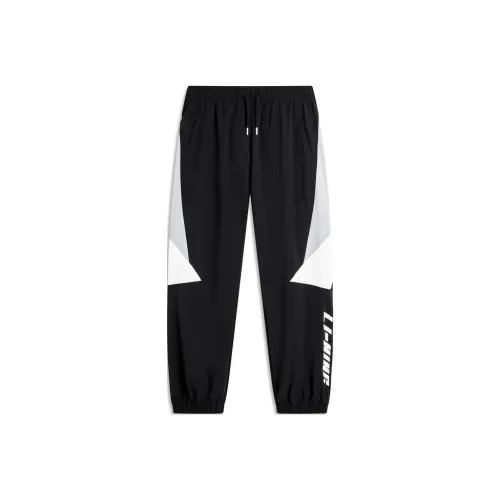 LINING Sports Life Collection Вязаные тренировочные брюки мужские черные