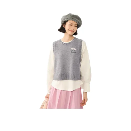 Asuka And New Sake SS24 Жилет Женские Дымчатый Серый