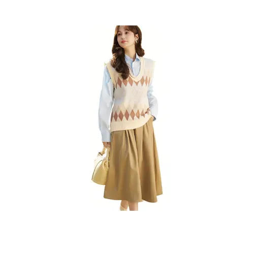 Itisf4 Абрикос Женские Жилеты