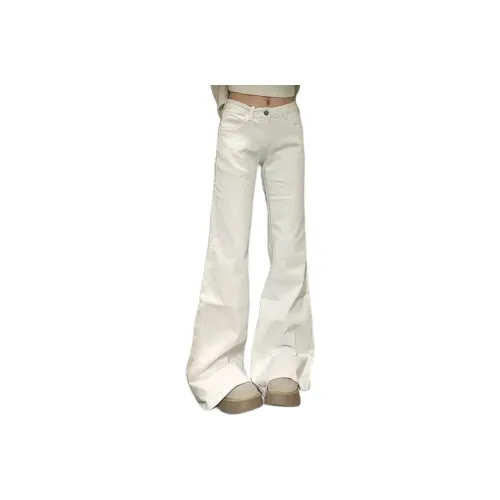 MUCCHIC Ярко-белые Женские Джинсы