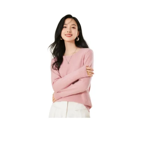 Sai Rabbit Кашемир Свитер Женские Розовый