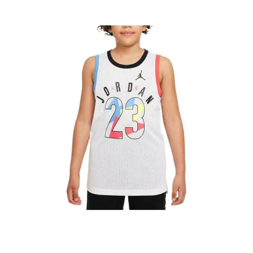 Jordan Повседневная Спортивная Одежда Белый Детский