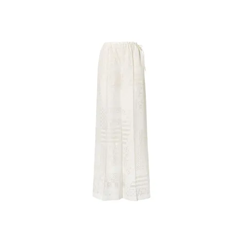 FENDI Повседневные брюки Женские Белые