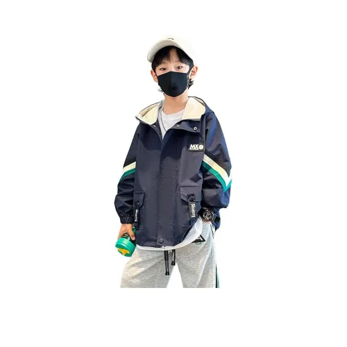 TAOTIANMAO Куртки и пальто Темно-синий для детей