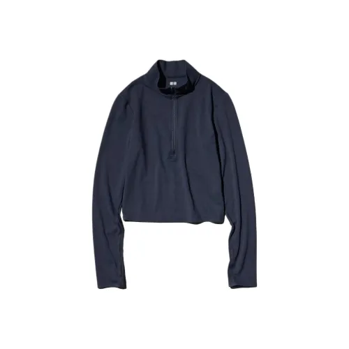 UNIQLO T-рубашка Женская Морской Синий