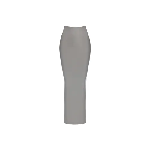 NAKED WARDROBE Масло Тень Maxi Юбка Повседневный Длинный Юбка Женские