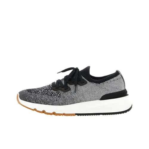 BRUNELLO CUCINELLI Низкий топ Повседневная обувь Мужская Серый Фиолетовый