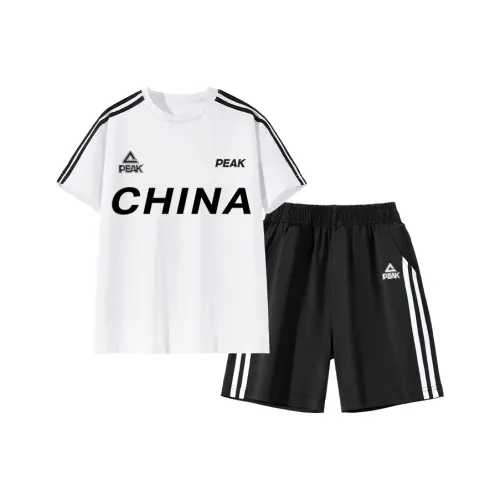 PEAK Белый/PK Китай Черный/PK Маленький логотип Белый Силикон K Kids Повседневная спортивная одежда