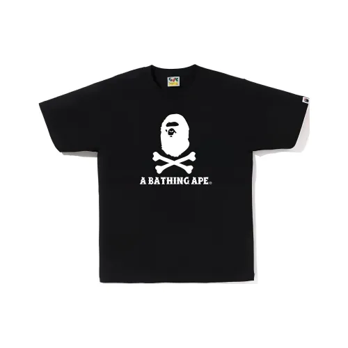 A BATHING APE Мужские черные футболки