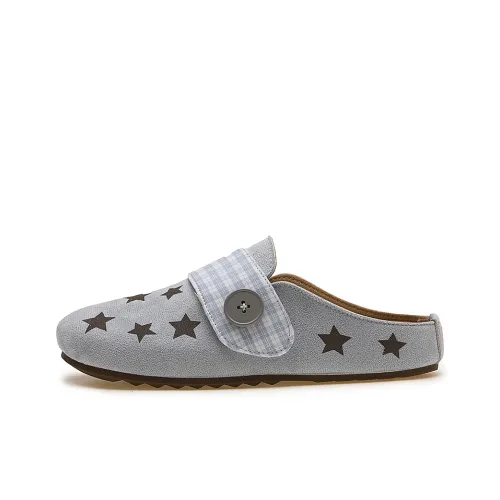 MUKALUO Резиновая подошва тихие устойчивые к абразию домашние тапочки для женщин