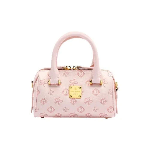 Jade En Plus ПУ (полиуретан) Сумка через плечо Сумка Обычная Женская Пионово-розовая