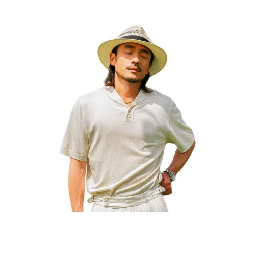 SOARIN YUPPIE Белая Мужская Рубашка Поло