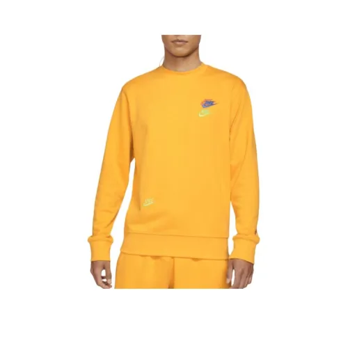 Nike Clothing Желтый Мужской Свитшот