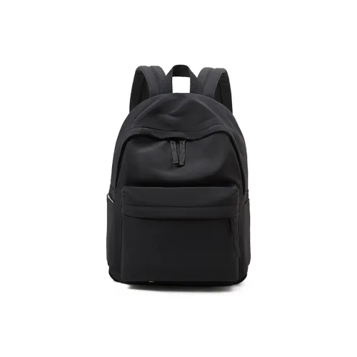 Old Man's Head Рюкзак из коровьей кожи Унисекс Черный Серый